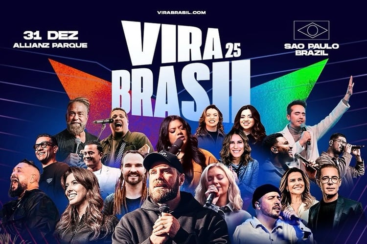 "Vira Brasil 2025 - Music Festival", um grandioso evento de música gospel que marcará a virada do ano.